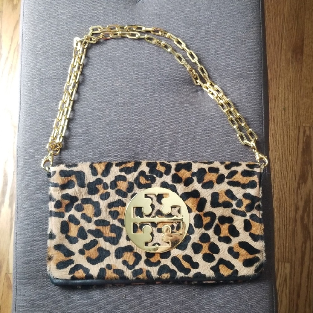 Tory Burch Leopard Clutch